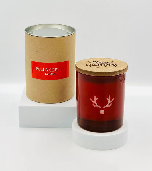 250g Festive Cranberry Christmas Candle